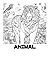 動物　ぬり絵: 見るだけでも楽しめるアニマルイラスト