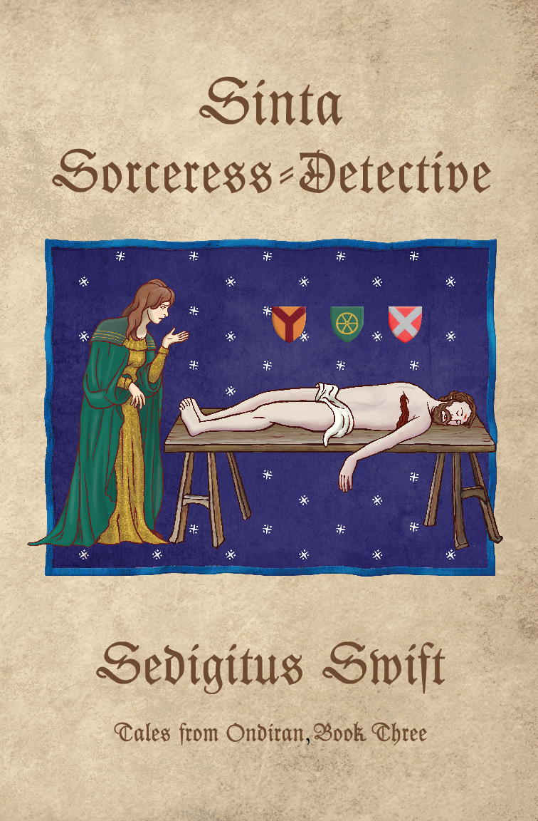 Sinta, Sorceress-Detective (Tales from Ondiran - fantasy humor series)