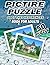 PICTURE PUZZLE SPOT THE DIFFERENCES BOOK FOR ADULTS 50 PUZZLE by Alex David