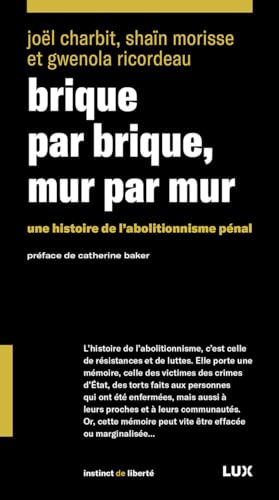Brique par brique, mur par mur: Une histoire de l’abolitionnisme pénal (French Edition)