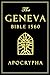 Apocrypha, The Geneva Bible...