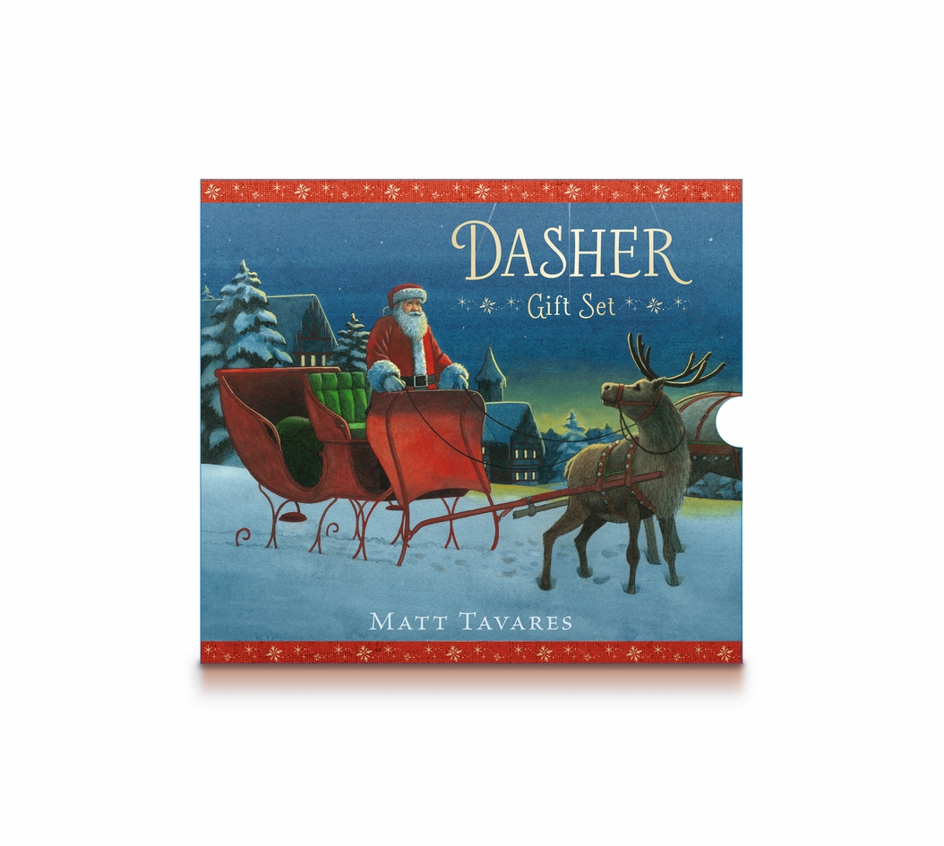 Dasher Gift Set: (Two Classic Christmas Picture Books with Press-Out Ornaments and Standees)