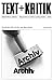 TEXT + KRITIK Sonderband - ...