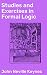 Studies and Exercises in Fo...