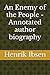An Enemy of the People - Annotated author biography
