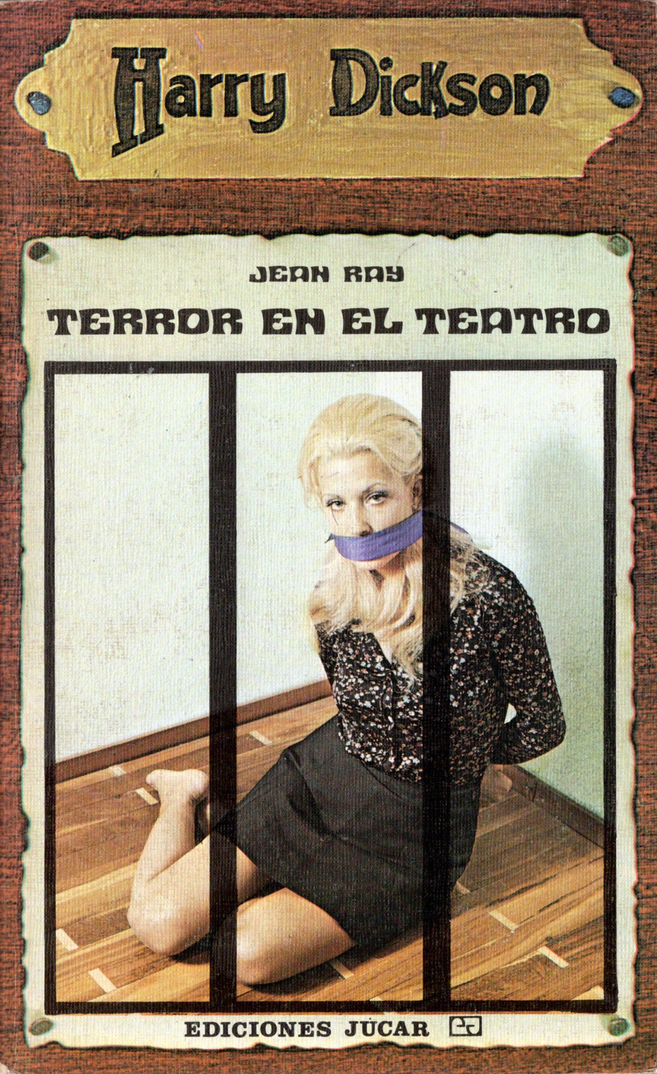 Portada de Terror en el teatro, de Jean Ray