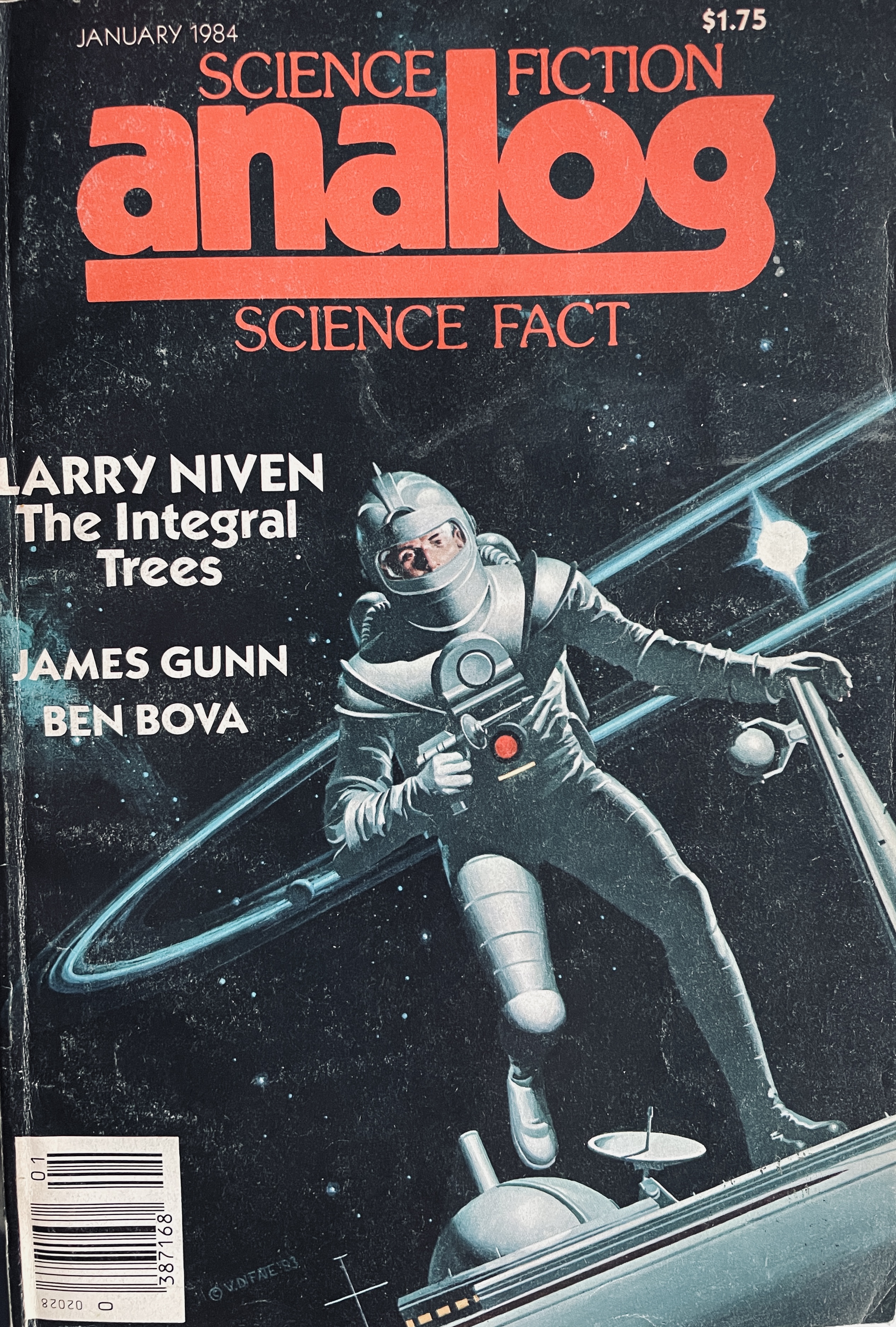 Analog Science Fiction/Science Fact, Volume 104, Issue 1, January 1984 (Paperback)
