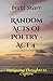 Random Acts of Poetry - Act 4:: Intriguing Thoughts to Explore