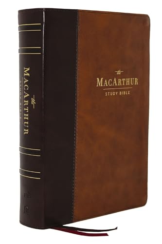 LSB, MacArthur Study Bible, Brown Leathersoft, Comfort Print: Unleashing God's Truth One Verse at a Time (Holy Bible, Legacy Standard Bible)