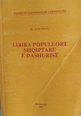Lirika popullore shqiptare e dashurisë