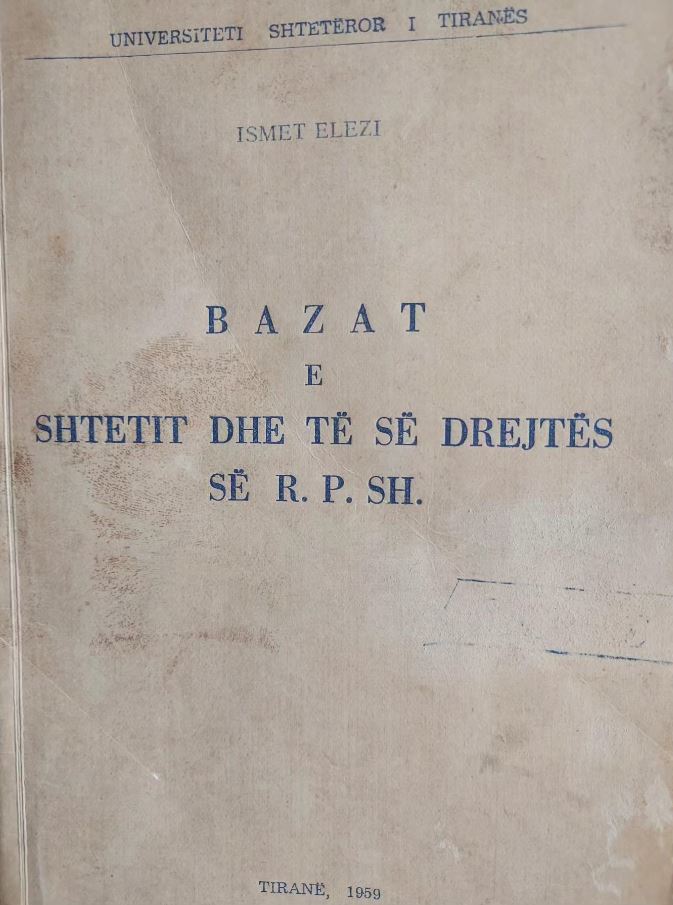 Bazat e shtetit dhe të së drejtës së R.P.Sh.