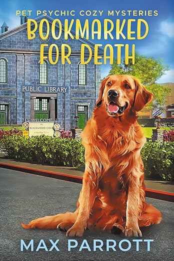 Bookmarked for Death (Pet Psychic Cozy Mysteries, #3)