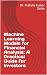 Machine Learning Models for Financial Analysis by Dr. Prafulla Kumar Sinha