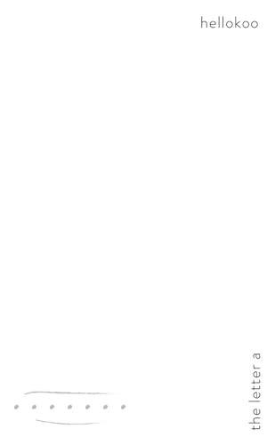 Hellokoo Anthology: The Letter A (Hellokoo Anthologies)
