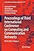 Proceedings of Third International Conference on Computing an... by Giancarlo Fortino