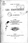 Les Frontières de la Science by Albert de Rochas d'Aiglun