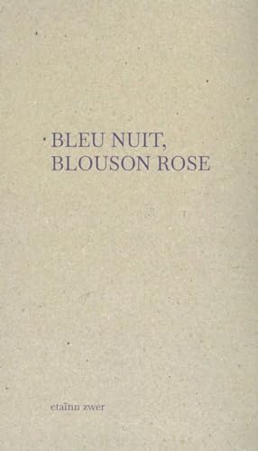 Bleu nuit, blouson rose (Paperback)