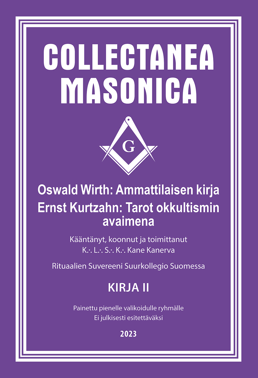 Collectanea Masonica vol. II