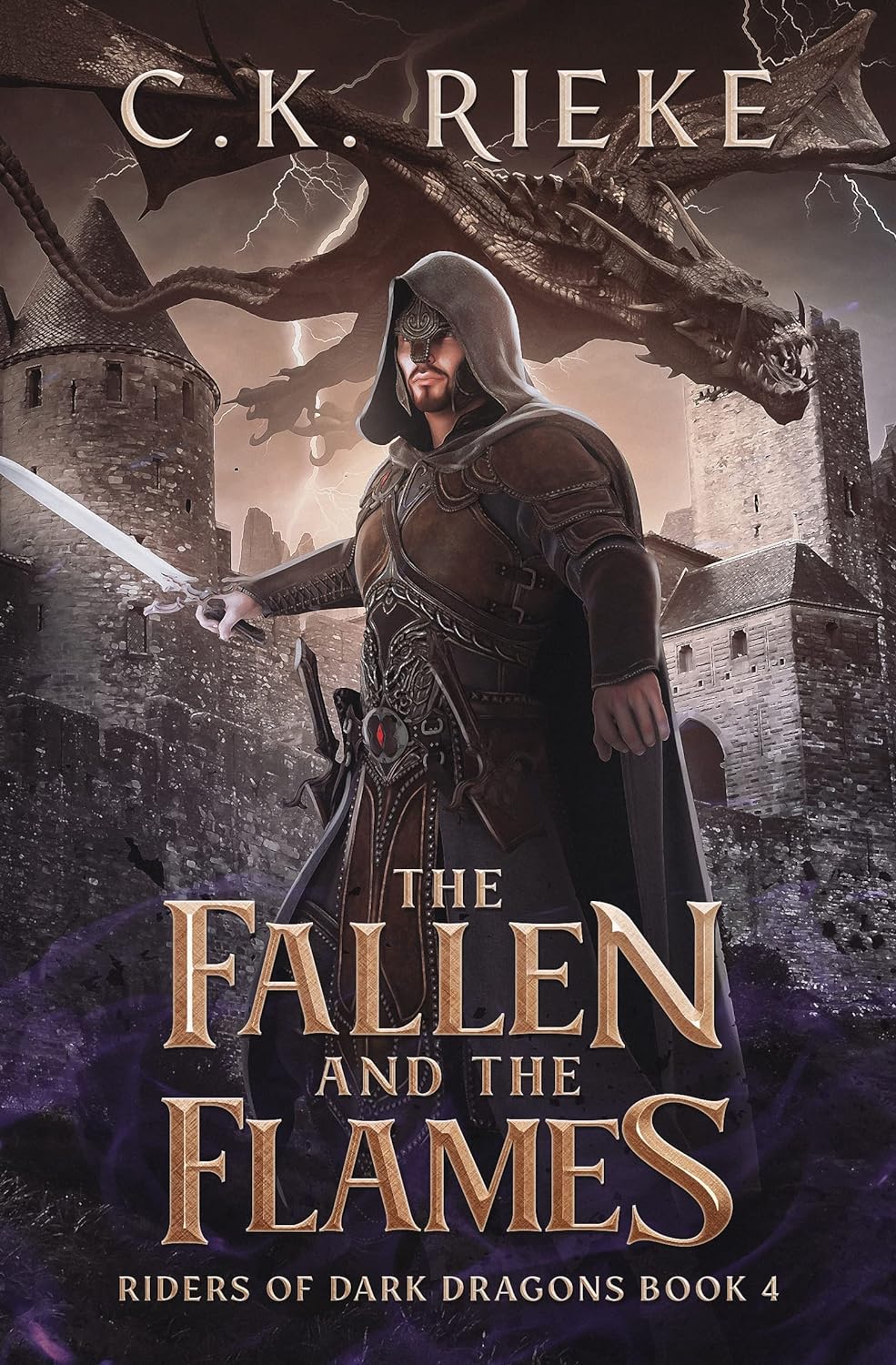 The Fallen and the Flames (Riders of Dark Dragons #4)
