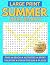 Large Print Summer Word Sea...