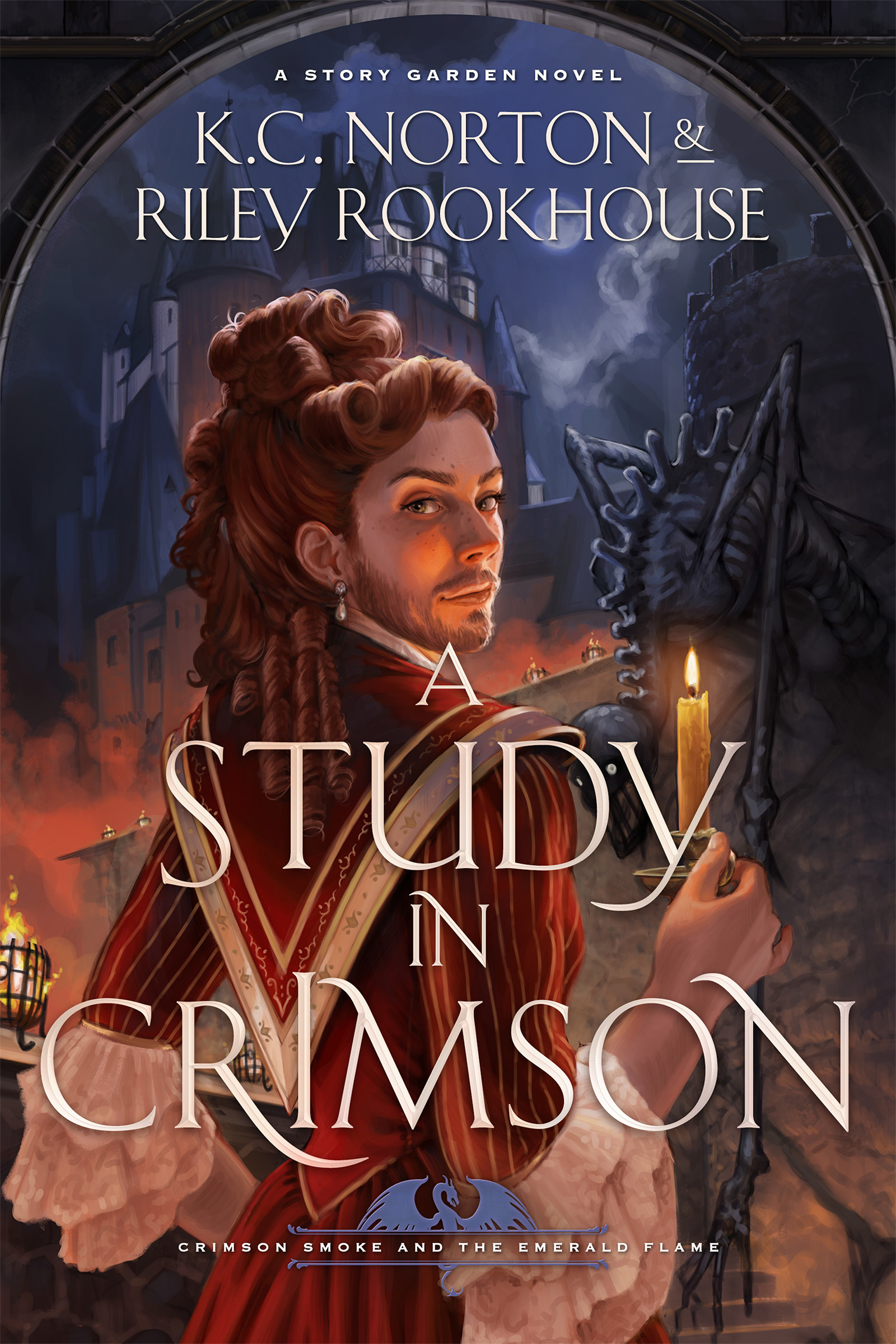 A Study in Crimson: World of Heavenfall (Crimson Smoke and the Emerald Flame, #4)