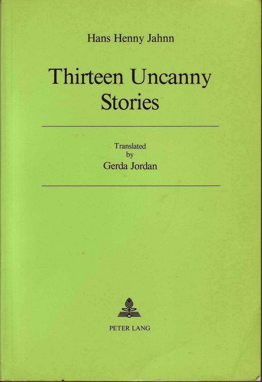 Thirteen Uncanny Stories