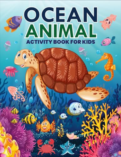 Dive into Fun with Ocean Animals!: Christmas Activity Book for Kids (Paperback)