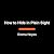 How to Hide in Plain Sight by Emma Noyes How to Hide in Plain Sight by Emma Noyes