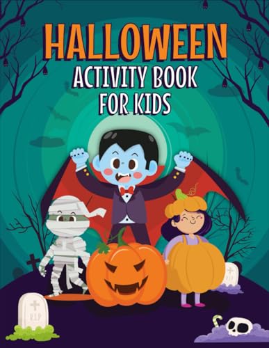 Halloween Activity Book for Kids (Paperback)
