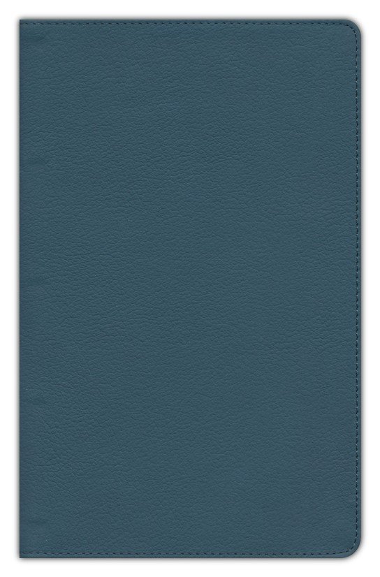 NIV, Heritage Bible, Passaggio Setting, Genuine Leather, Buffalo, Blue, Line Matched, Art Gilded Edges, Comfort Print: Elegantly uniting single and double columns into one Bible design