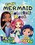 Cute Mermaid Coloring Book:...
