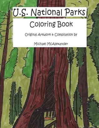 U.S. National Parks: Coloring Book