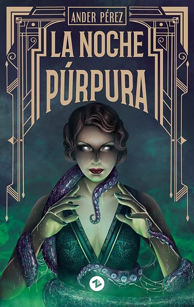 Portada de La noche púrpura, de Ander Pérez