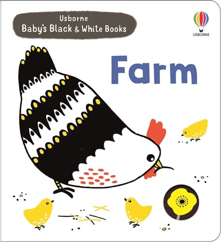 Baby's Black and White Books Farm (Board Book)