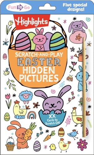 Scratch-and-Play Easter Hidden Pictures (Paperback)