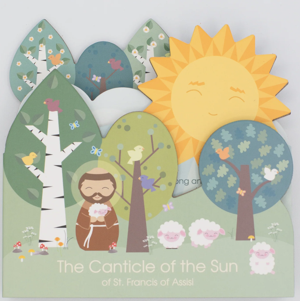 The Canticle of the Sun: Of St. Francis of Assisi Shaped Book (Board Book)