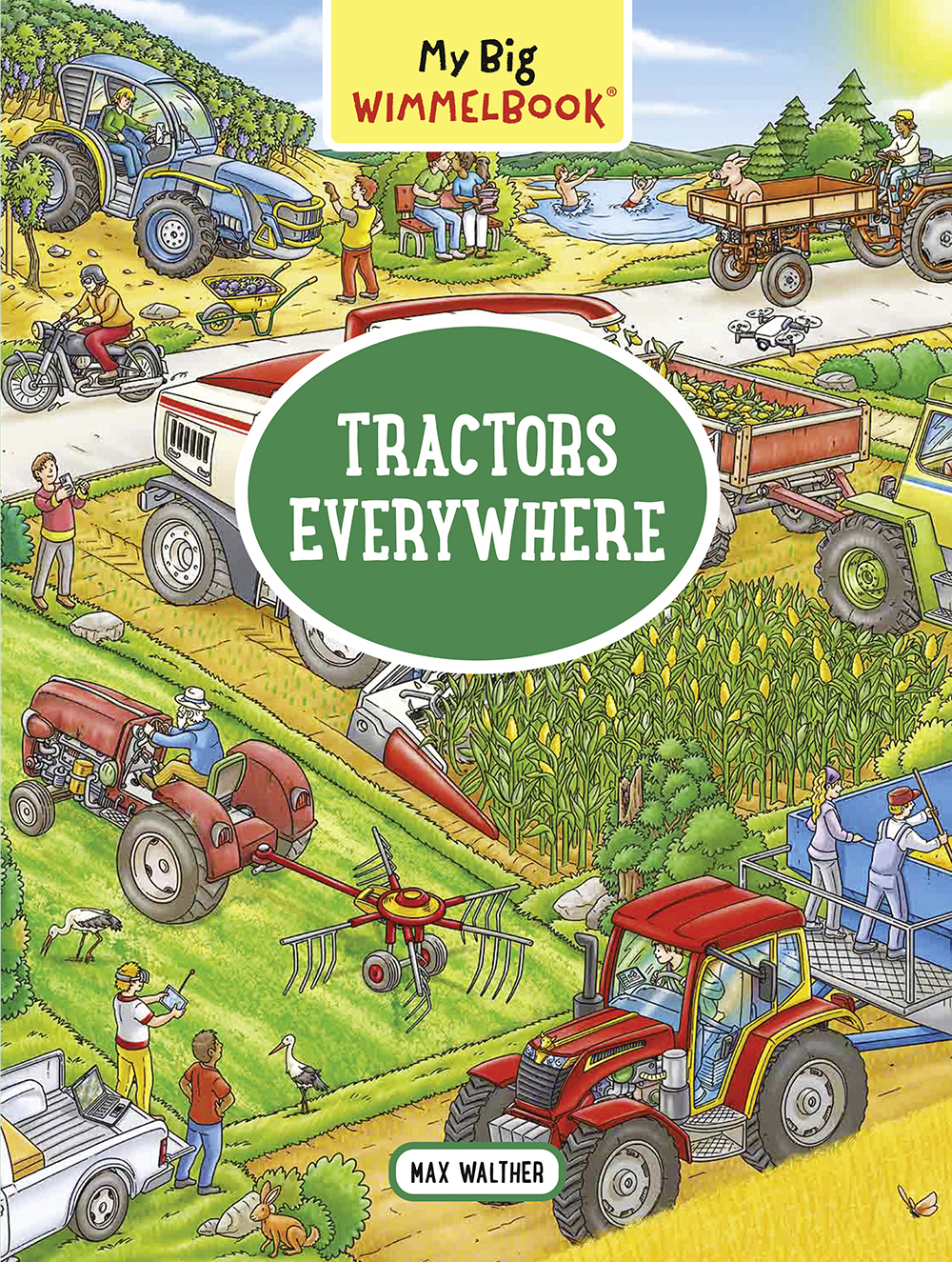 My Big Wimmelbook®―Tractors Everywhere (Board Book)