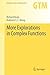 More Explorations in Complex Functions by Richard Beals