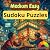 Medium Easy Sudoku Puzzles by Digitly