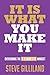 It Is What You Make It: Ove...