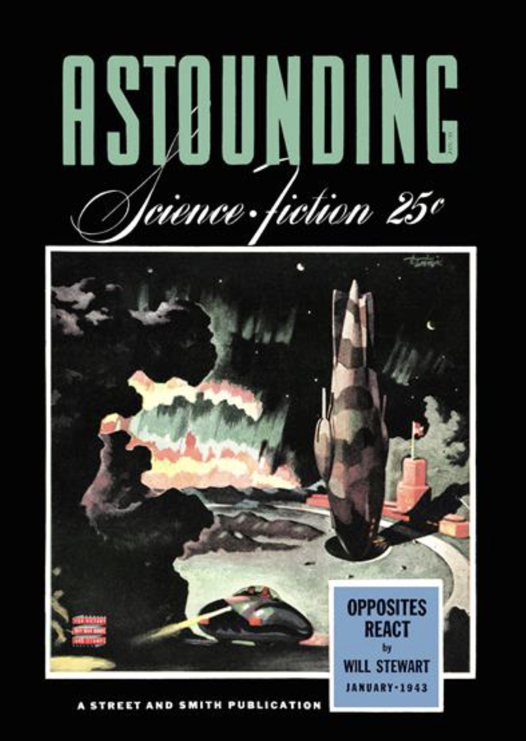 Astounding Science-Fiction, January 1943 (bedsheet magazine)
