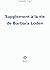 Supplément à la vie de Barbara Loden by Nathalie Léger