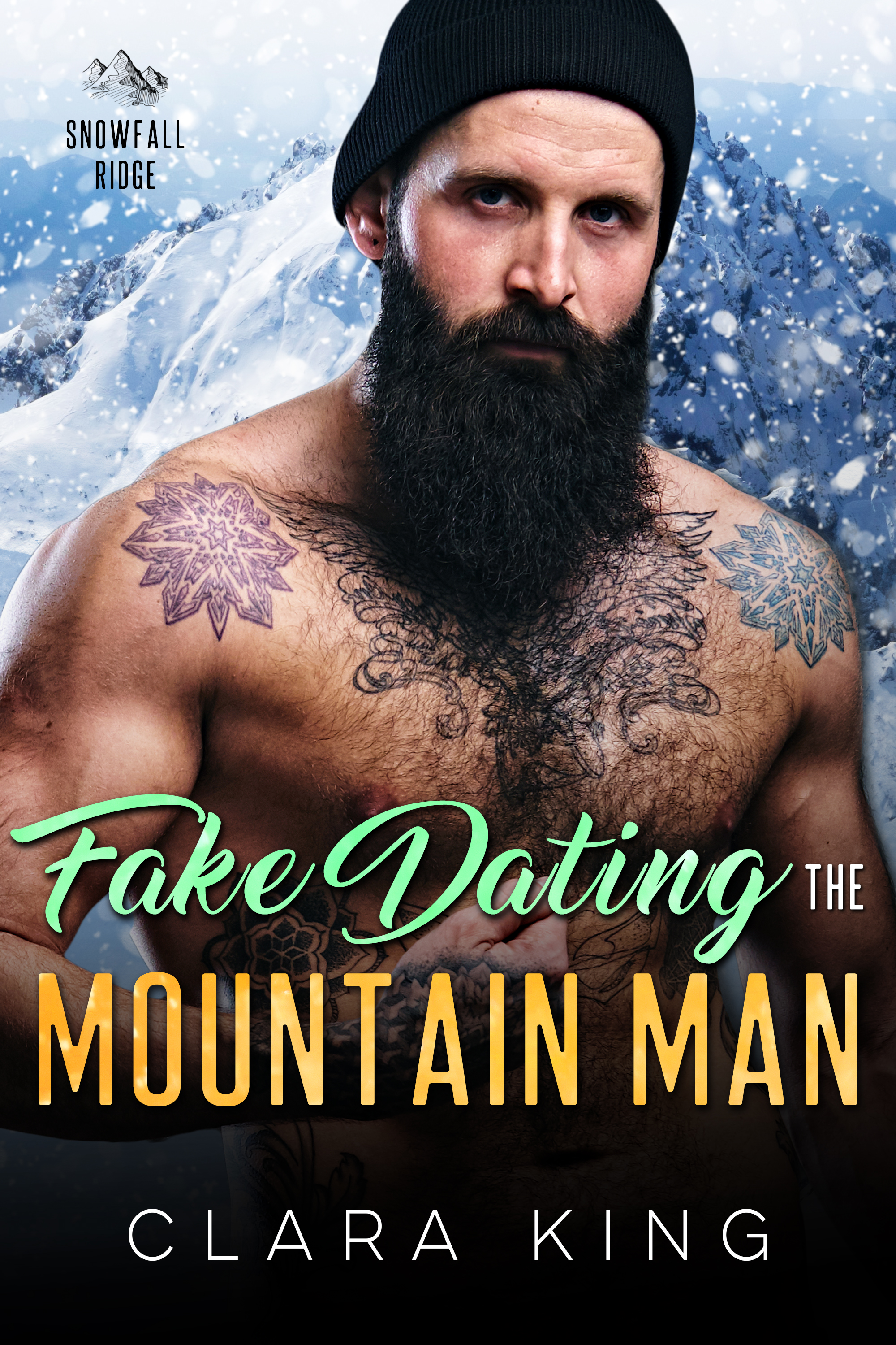 Fake Dating the Mountain Man (Crave County: Snowfall Ridge, #7)