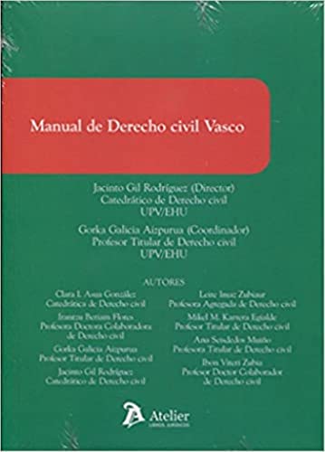 Manual de Derecho civil vasco (SIN COLECCION) (Spanish Edition)