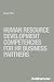 Human Resource Development ...