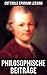 Philosophische Beiträge: Ge...