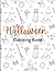 Halloween coloring book