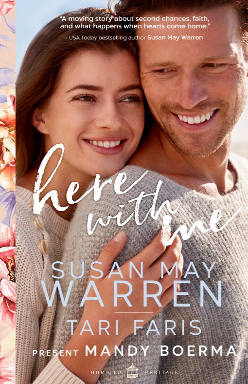 Here With Me: Second chance romance, instant family, and the man who broke her heart — now holding a tool belt and her last chance to save the store. (Home to Heritage Book 2)