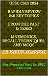 Target CMS 2024 : Rapid Revision: 240 Key Topics with Mnemonics, Recall Techniques, and MCQs Target CMS 2024 : Rapid Revision: 240 Key Topics with Mnemonics, Recall Techniques, and MCQs