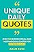 Unique Daily Quotes: Over 1...